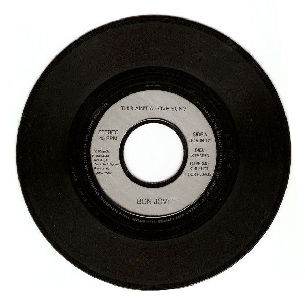 Bon Jovi - This Ain&#39;t A Love Song (7&quot;, Single, Jukebox, Promo) (Good Plus (G+))