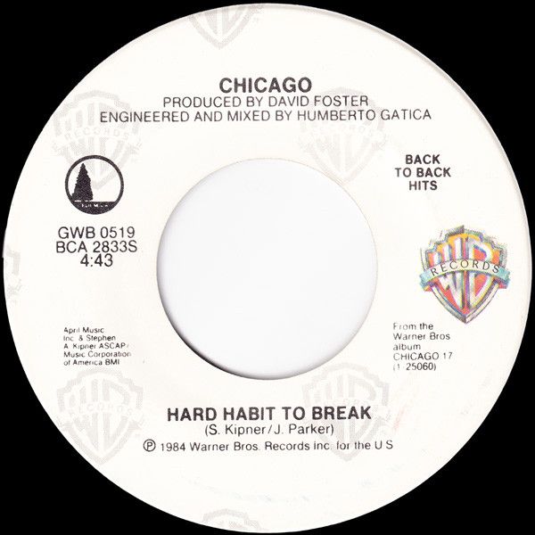 Chicago  - Hard Habit To Break / You&#39;re The Inspiration (7&quot;, Single) (Near Mint (NM or M-))