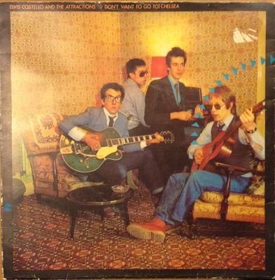 Elvis Costello &amp; The Attractions - (I Don&#39;t Want To Go To) Chelsea (7&quot;, Single, Kno) (Very Good (VG))