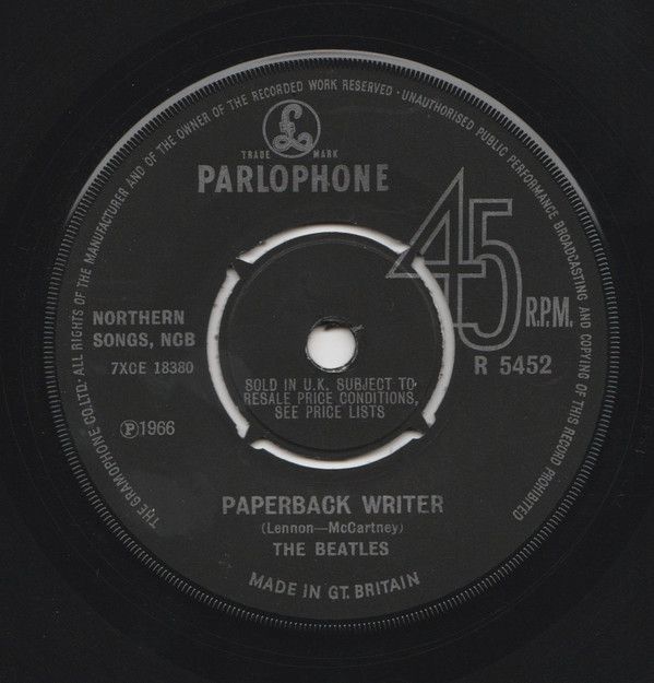 The Beatles - Paperback Writer (7&quot;, Single) (Very Good (VG))