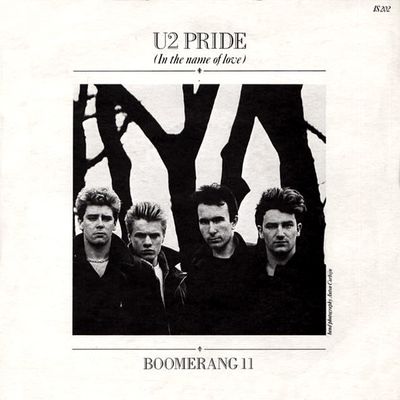 U2 - Pride (In The Name Of Love) (7&quot;, Single, Bla) (Very Good (VG))