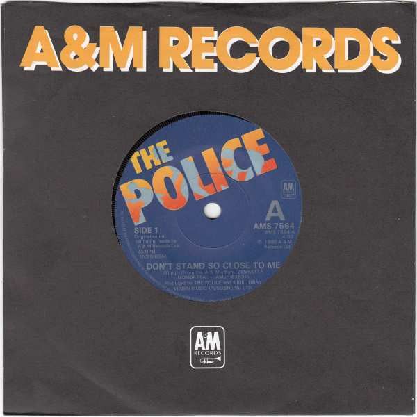 The Police - Don&#39;t Stand So Close To Me (7&quot;, Single, Sol) (Very Good Plus (VG+))