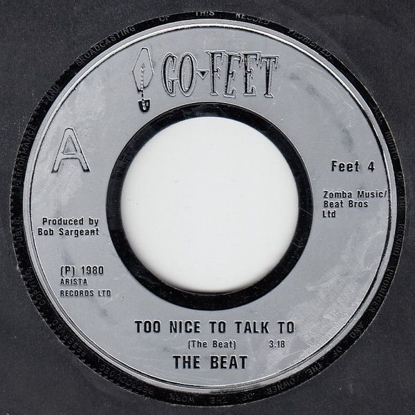 The Beat  - Too Nice To Talk To (7&quot;, Single, Sil) (Very Good Plus (VG+))