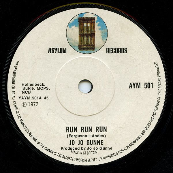 Jo Jo Gunne - Run Run Run (7&quot;, Single, Sol) (Very Good Plus (VG+))