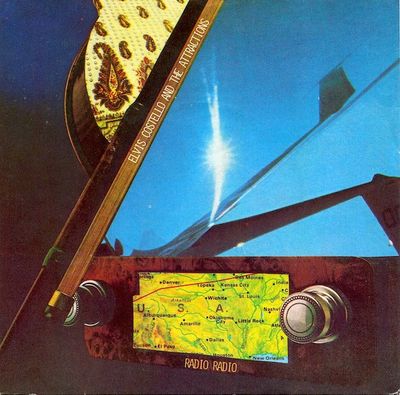 Elvis Costello &amp; The Attractions - Radio Radio (7&quot;, Single) (Very Good (VG))