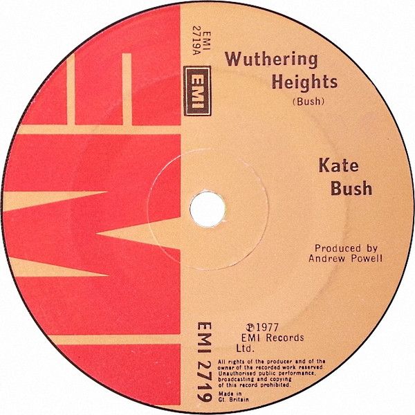 Kate Bush - Wuthering Heights (7&quot;, Single, Sol) (Very Good Plus (VG+))