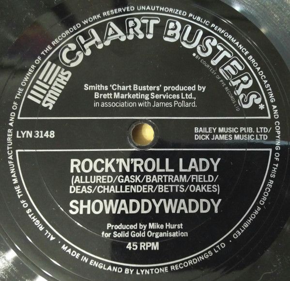 Showaddywaddy / Sweet Sensation  - Rock &#39;N&#39; Roll Lady / Sad Sweet Dreamer (Flexi, 7&quot;) (Very Good (VG))
