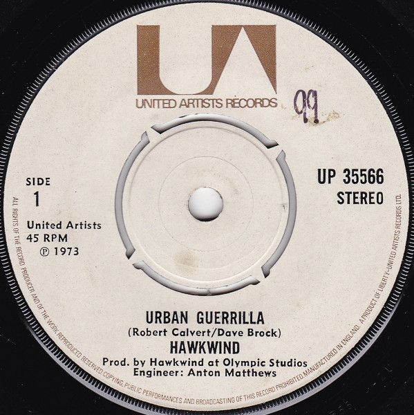 Hawkwind - Urban Guerrilla (7&quot;, Single) (Very Good Plus (VG+))