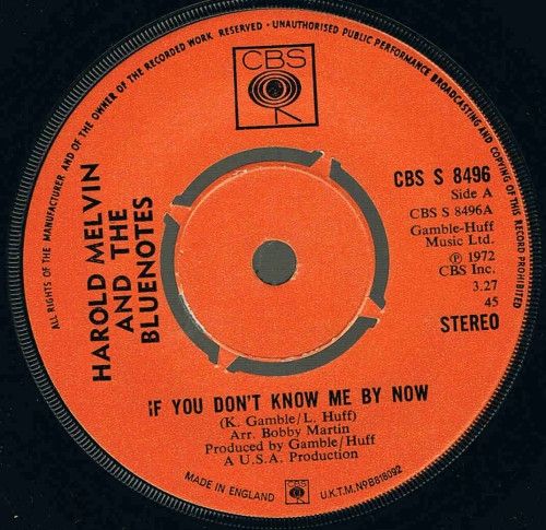 Harold Melvin And The Blue Notes - If You Don&#39;t Know Me By Now (7&quot;, Single, Pus) (Near Mint (NM or M-))