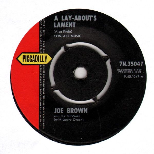 Joe Brown And The Bruvvers - A Lay-About&#39;s Lament (7&quot;, Single) (Good Plus (G+))