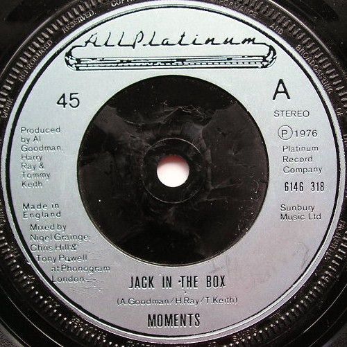 The Moments - Jack In The Box (7&quot;, Single) (Near Mint (NM or M-))
