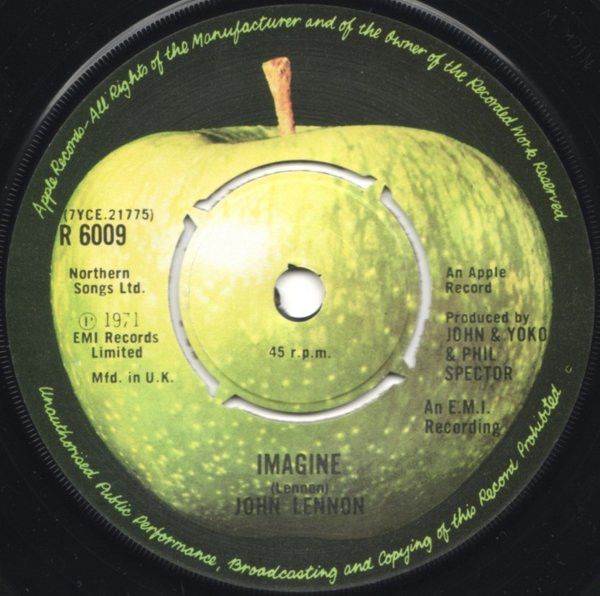 John Lennon - Imagine (7&quot;, Single) (Near Mint (NM or M-))