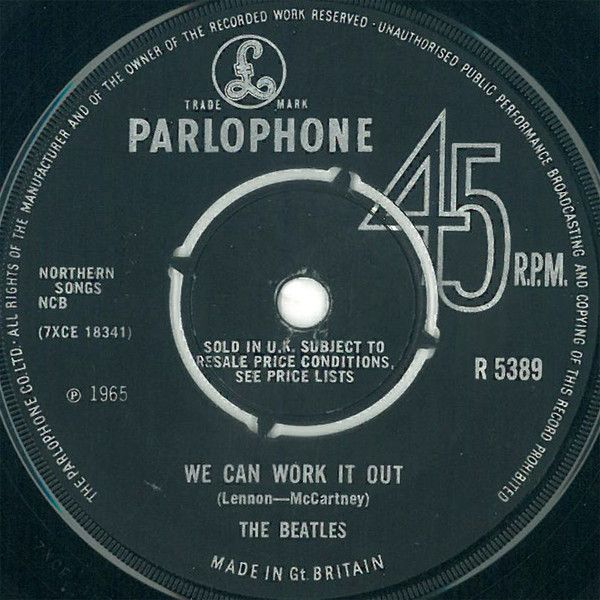 The Beatles - We Can Work It Out / Day Tripper (7&quot;, Single, Mono, Fir) (Near Mint (NM or M-))