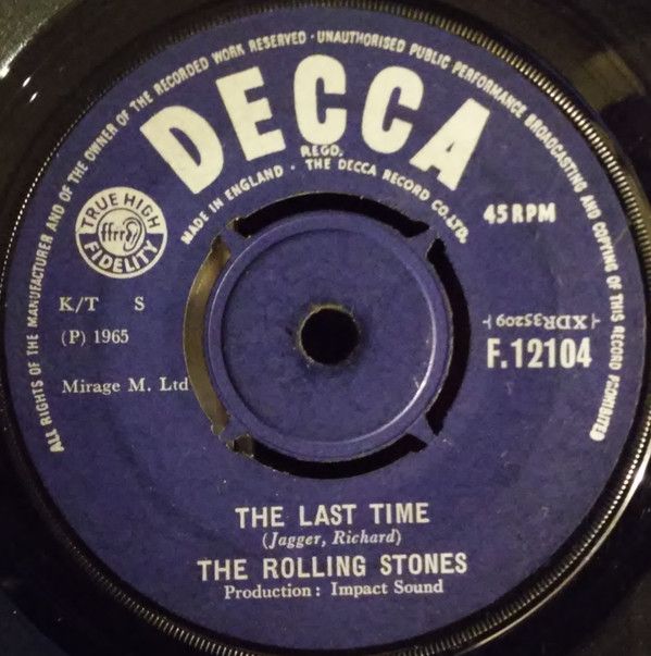 The Rolling Stones - The Last Time (7&quot;, Single, Pus) (Very Good (VG))