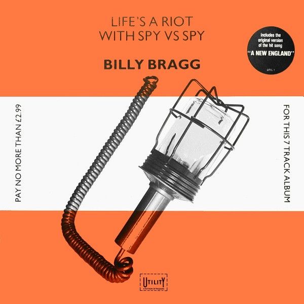 Billy Bragg - Life&#39;s A Riot With Spy Vs Spy (12&quot;, Album) (Very Good Plus (VG+))