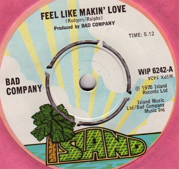 Bad Company  - Feel Like Makin&#39; Love (7&quot;, Single) (Near Mint (NM or M-))