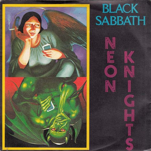 Black Sabbath - Neon Knights (7&quot;, Single) (Near Mint (NM or M-))