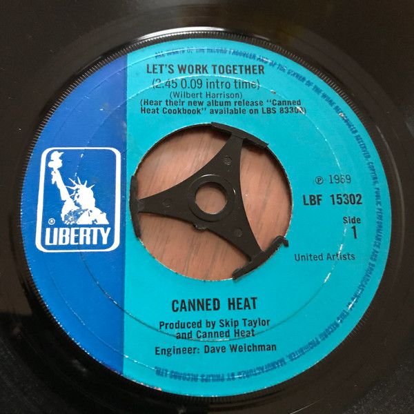 Canned Heat - Let&#39;s Work Together (7&quot;, Mis) (Very Good Plus (VG+))