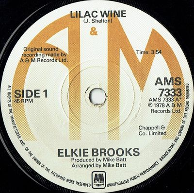 Elkie Brooks - Lilac Wine (7&quot;, Single, MB ) (Very Good Plus (VG+))