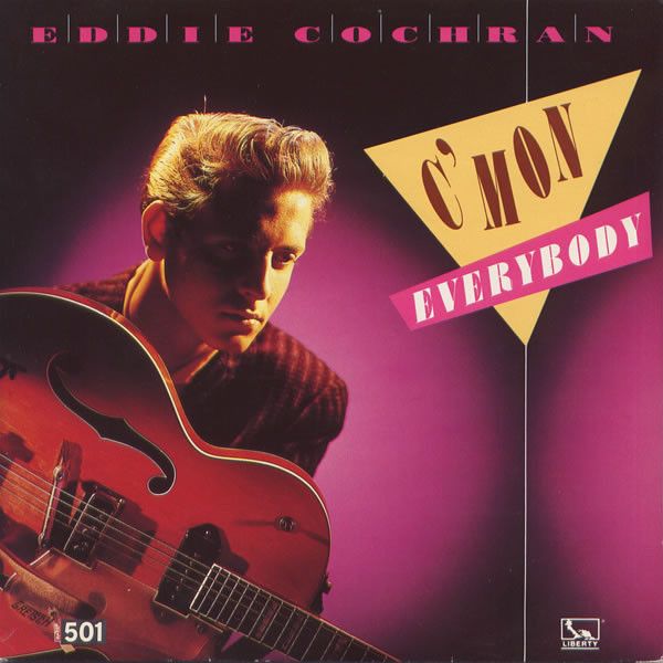 Eddie Cochran - C&#39;Mon Everybody (7&quot;, Single, RE, Pap) (Very Good (VG))