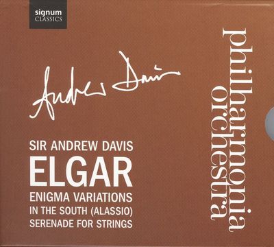 Elgar* / Sir Andrew Davis* / Philharmonia Orchestra - Enigma Variations/In The South (Alassio)/Serenade For Strings (CD) (Good (G))