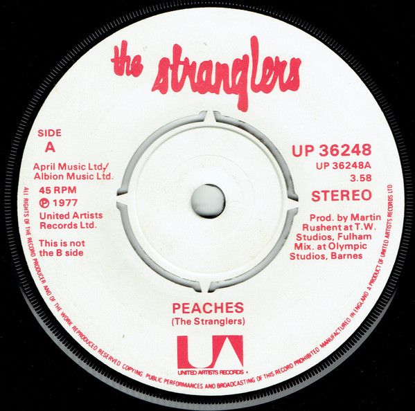 The Stranglers - Peaches / Go Buddy Go (7&quot;, Apr) (Very Good Plus (VG+))