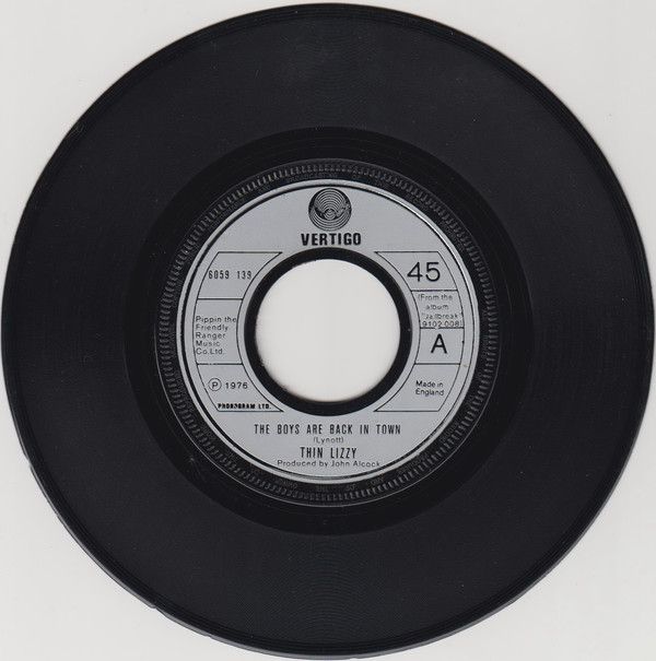 Thin Lizzy - The Boys Are Back In Town (7&quot;, Single, Lar) (Good Plus (G+))