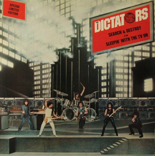 The Dictators - Search &amp; Destroy / Sleepin&#39; With The TV On (12&quot;, Single, Ltd, S/Edition) (Very Good Plus (VG+))