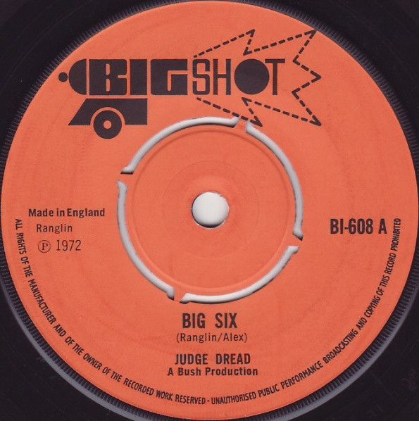 Judge Dread - Big Six (7&quot;, Single, 4-P) (Near Mint (NM or M-))