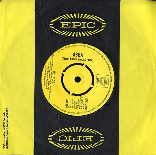 ABBA, Bjorn, Benny, Anna &amp; Frida* - Waterloo (7&quot;, Single, 4-p) (Very Good (VG))