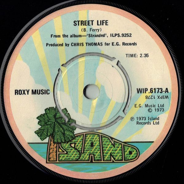 Roxy Music - Street Life (7&quot;, Single) (Very Good Plus (VG+))