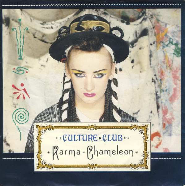 Culture Club - Karma Chameleon (7&quot;, Single, Pap) (Near Mint (NM or M-))