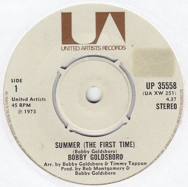 Bobby Goldsboro - Summer (The First Time) (7&quot;, Single) (Near Mint (NM or M-))