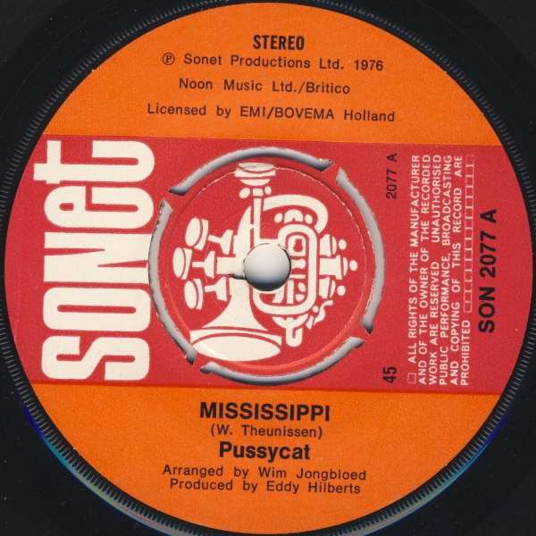Pussycat  - Mississippi (7&quot;, Single, Pus) (Very Good (VG))