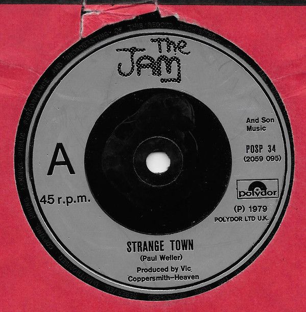 The Jam - Strange Town (7&quot;, Single) (Very Good Plus (VG+))