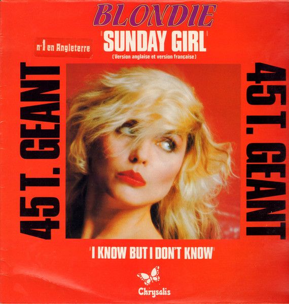 Blondie - Sunday Girl (Version Anglaise Et Version Française) (12&quot;, Maxi) (Very Good Plus (VG+))