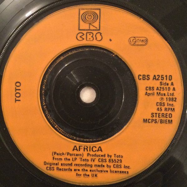 Toto - Africa (7&quot;, Single, Com) (Near Mint (NM or M-))