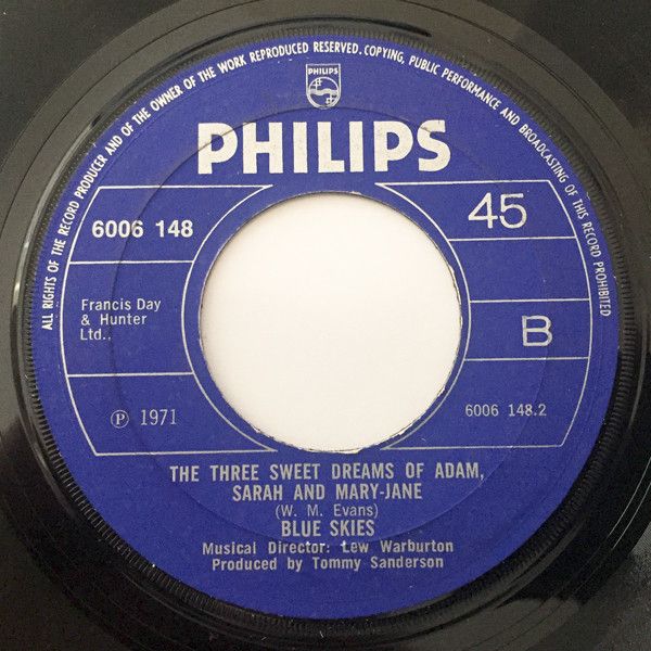 Blue Skies - Julianne (7&quot;, Single) (Very Good Plus (VG+))