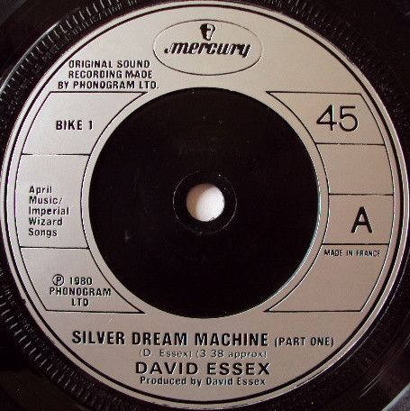 David Essex - Silver Dream Machine (7&quot;, Single, Fre) (Very Good Plus (VG+))