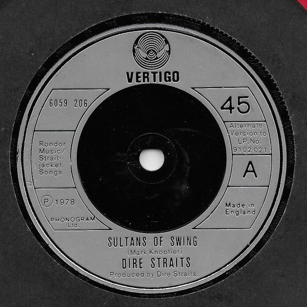 Dire Straits - Sultans Of Swing (7&quot;, Single, Sil) (Near Mint (NM or M-))