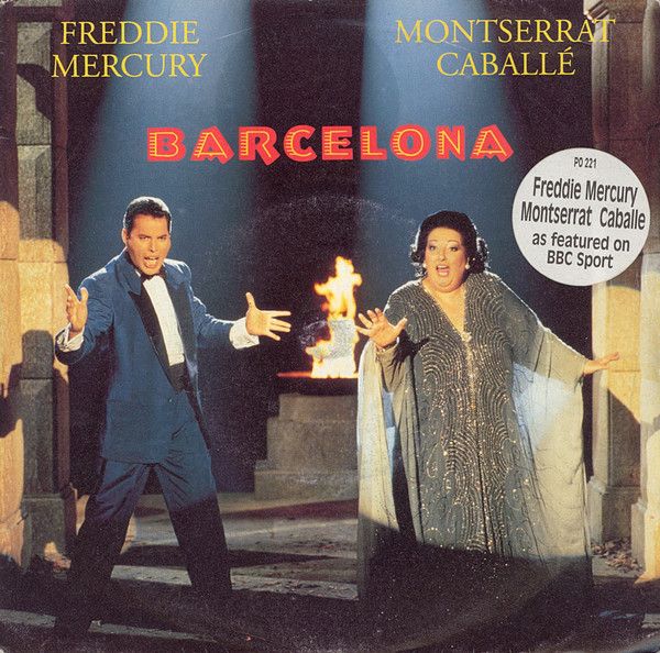 Freddie Mercury &amp; Montserrat Caballé - Barcelona (7&quot;, Single, RE) (Near Mint (NM or M-))