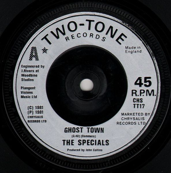 The Specials - Ghost Town (7&quot;, Single, Sil) (Very Good Plus (VG+))