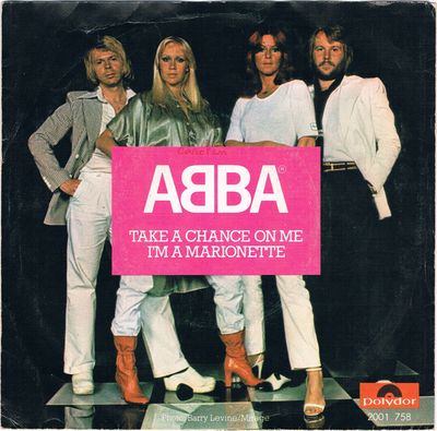 ABBA - Take A Chance On Me / I&#39;m A Marionette (7&quot;, Single) (Very Good Plus (VG+))