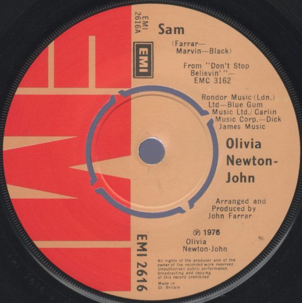 Olivia Newton-John - Sam (7&quot;, Single, Com) (Fair (F))