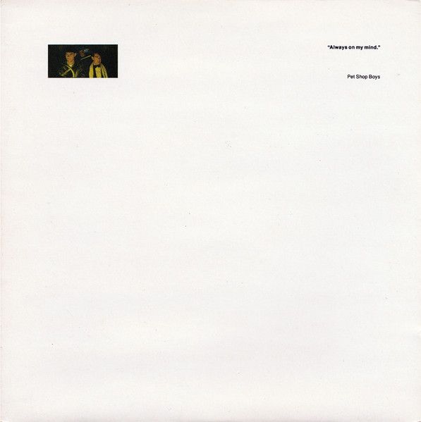 Pet Shop Boys - Always On My Mind (7&quot;, Single, Dam) (Very Good Plus (VG+))