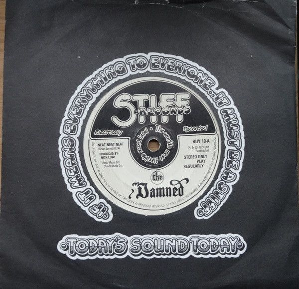 The Damned - Neat Neat Neat (7", Single, Com) (Very Good Plus (VG+))