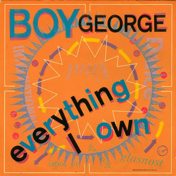 Boy George - Everything I Own (7", Single, Sle) (Very Good Plus (VG+))