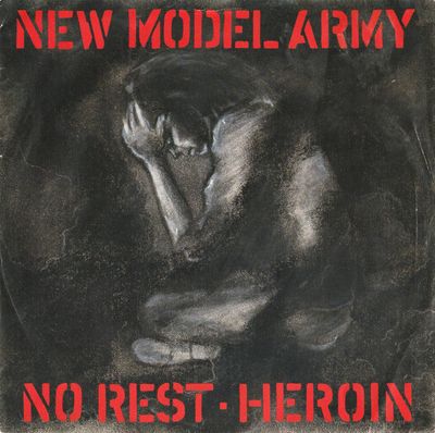 New Model Army - No Rest - Heroin (7", Single) (Very Good (VG))