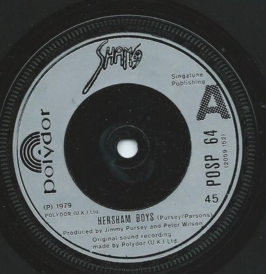 Sham 69 - Hersham Boys (7", Single) (Very Good Plus (VG+))