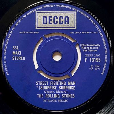The Rolling Stones - Street Fighting Man / Surprise Surprise / Everybody Needs Somebody To Love (7", Maxi) (Good Plus (G+))